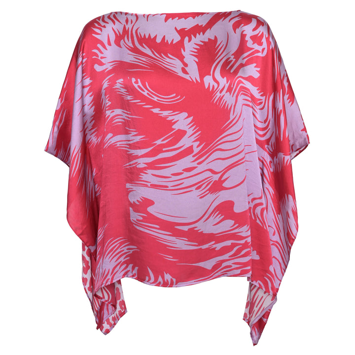 Seidenkaftan LeoHead-cs in Watermelon