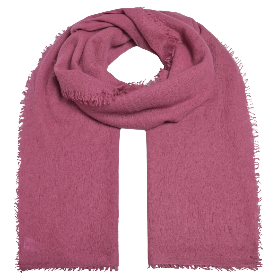 Kuschelweicher Kaschmirschal Feli-cs aus 100 % Cashmere in Beerfenfarbe Sweet Grape von cute stuff