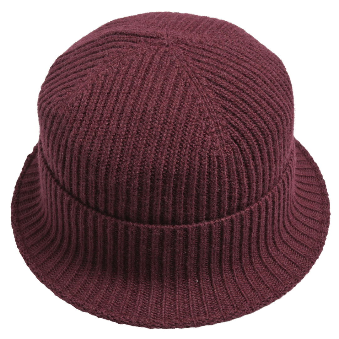 Damen-Strickhut in Barolo, weich und klappbar