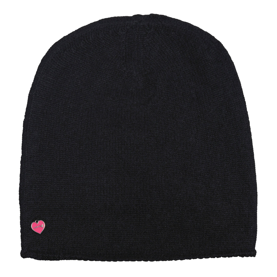 Cashmere Beanie Mia-cs in Schwarz