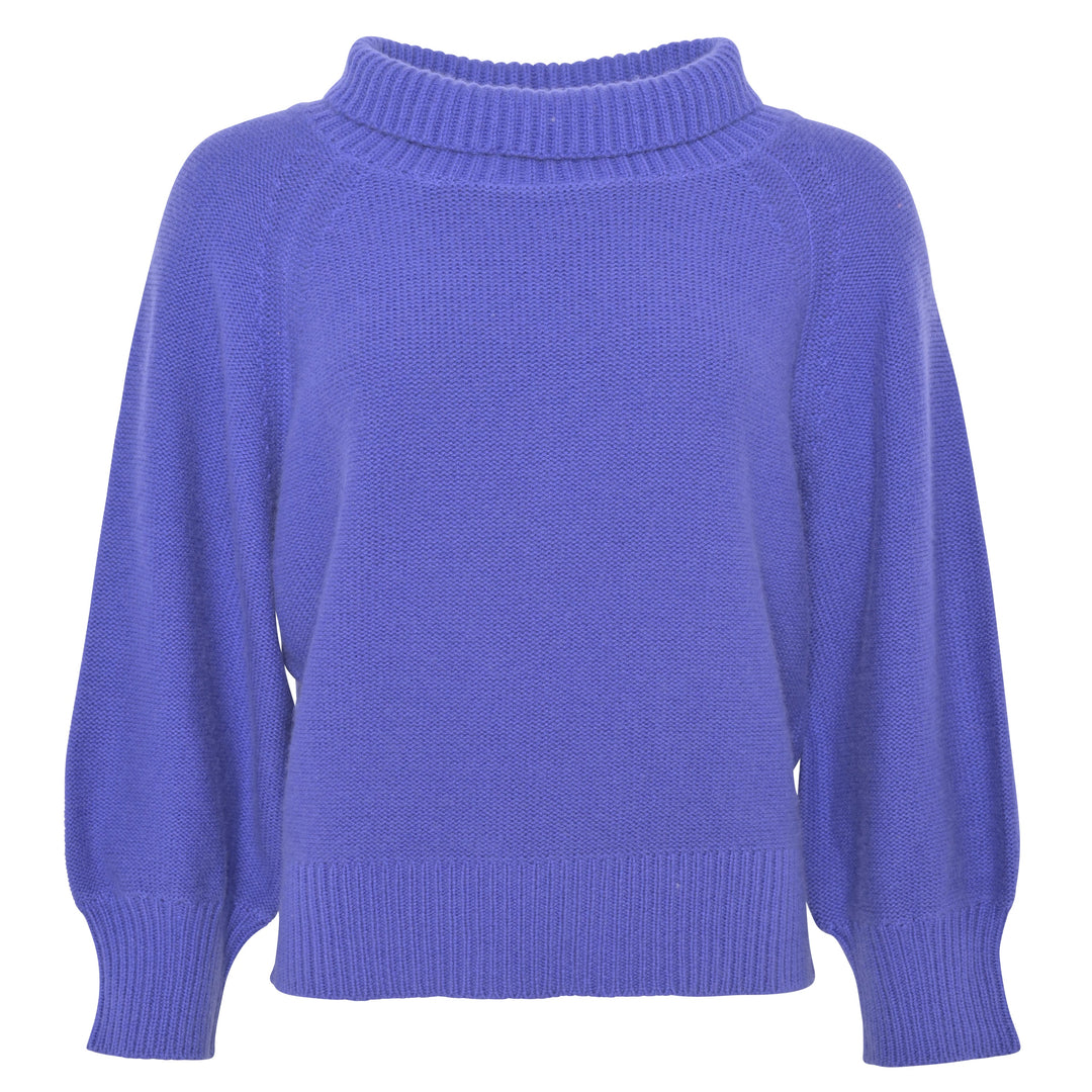 Cashmere Pullover Lina-cs in Blueberry