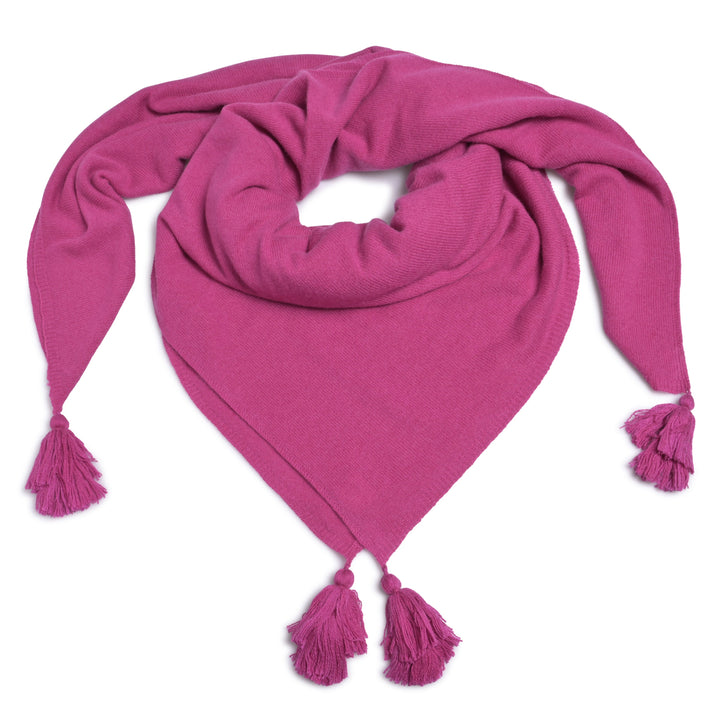 Cashmere Tuch Mia-cs in Poppy Fuchsia