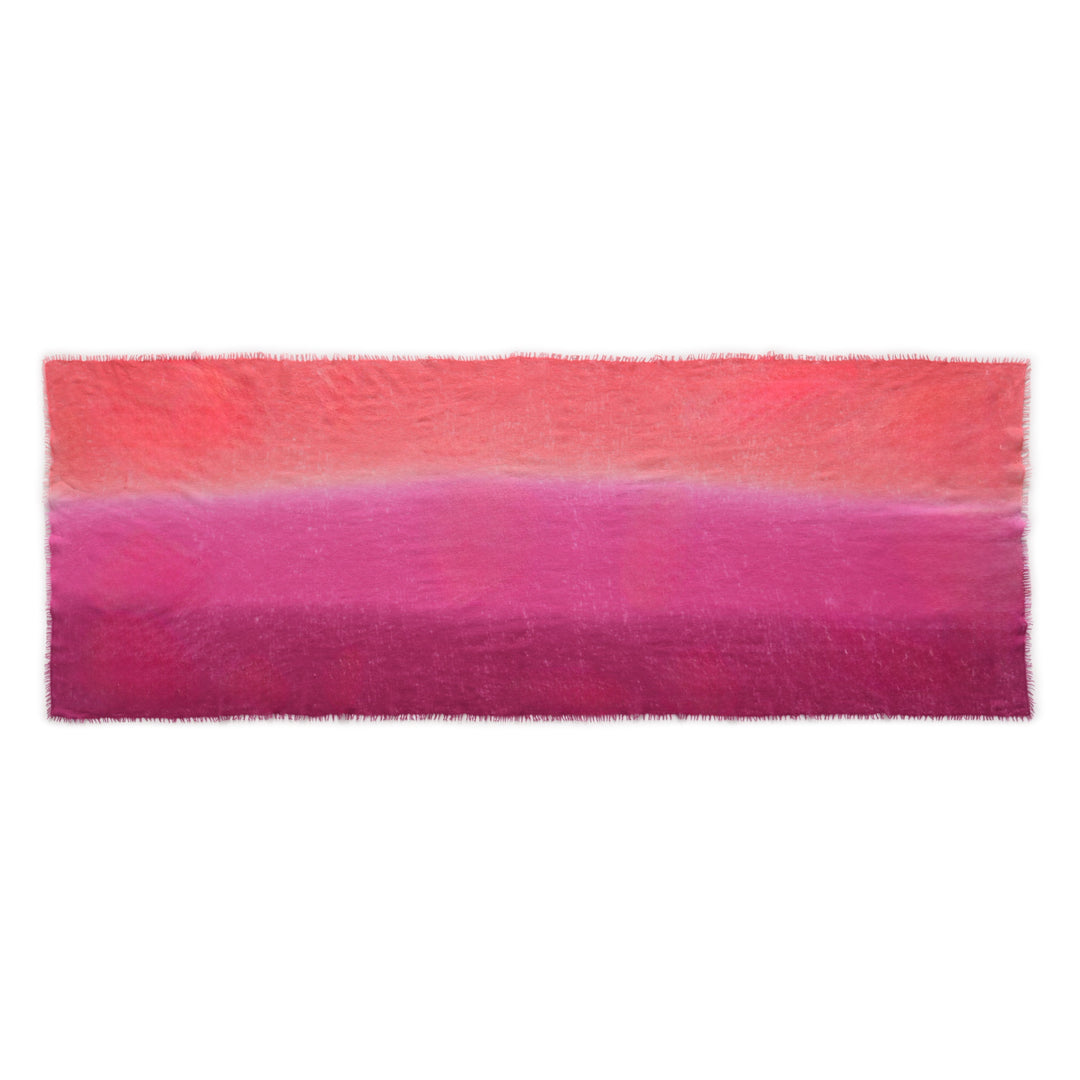 Cashmere Schal Tara-cs mit Farbverlauf in Pink